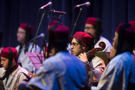  L'empreinte du Malouf avec l’ensemble Malouf tunisien , Tunisie, samedi 1er mars 2014 Auditorium , Saison des musicales 2013-2014, Institut du monde arabe